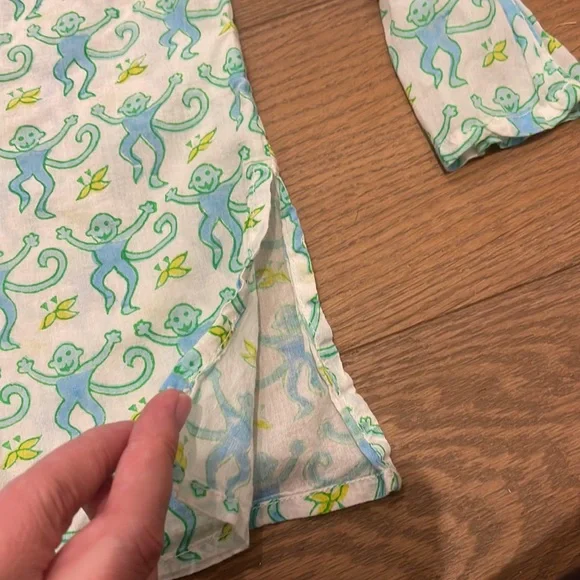 Roller Rabbit Monkey Swim Cover Up - Size 1 - Picture 4 of 4